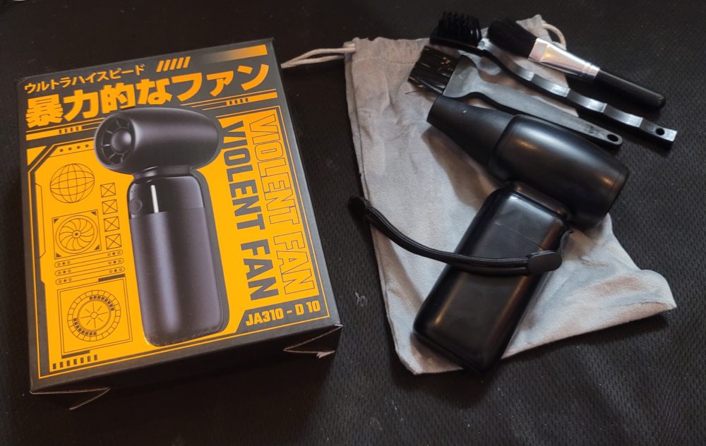 充電式エアダスター納品