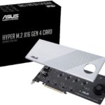 ASUS Hyper M.2 X16カード、EZDIY-FAB Quad M.2 PCIe 4.0/3.0 X16 拡張カード M.2 NVMe SSDが最大4枚を増設できるPCI-Expressカードの導入検討